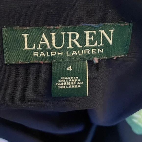 Lauren Ralph Lauren A-Line Navy Floral Dress - Picture 5 of 5